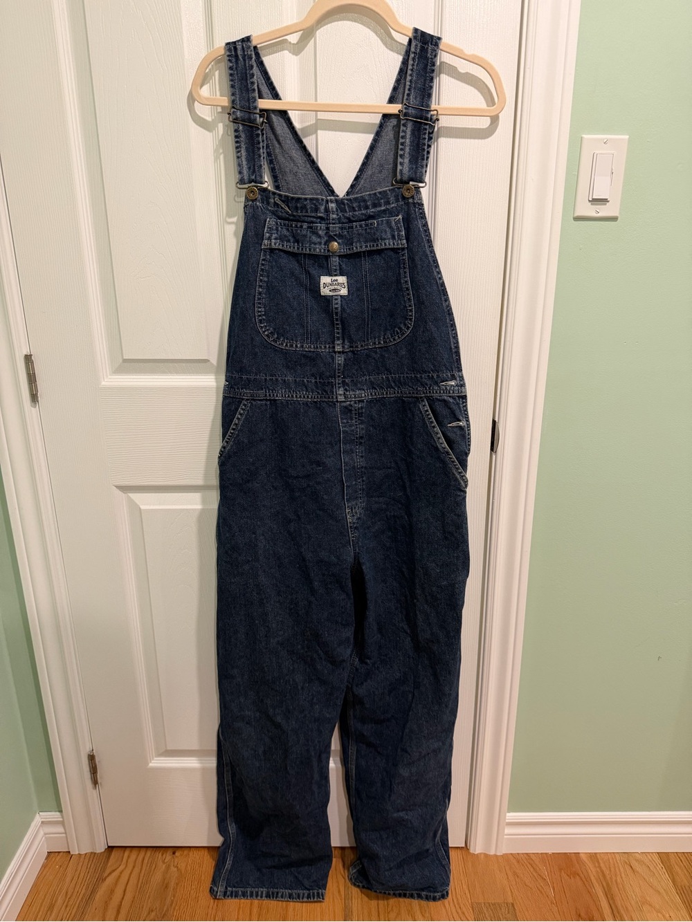 Lee Dungarees Can’t Bust ‘Em Dark Blue Denim Overalls